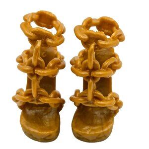 Monster High Replacement Spectra Vondergiest 13 Wishes Gold Chains Shoes Doll Ma